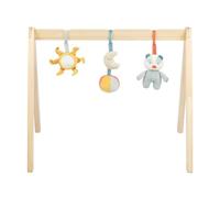 Nattou Wooden Arch with Hanging Toys, 59,50 cm, Dusty Blue