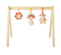 Nattou Arche en Bois, avec Jouets et nombreuses Activités, Vache Mila, 60 x 50 x 47 cm, Mila, Zoë et Lana, polyester/bois, Coloré