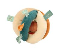 Nattou Balle d’activités Lion Léon, Jouet Doux pour bébé, 15 cm | Balle souple à saisir avec hochet, cadeau de naissance, cadeau de maternité, jouet sensoriel, multicolore