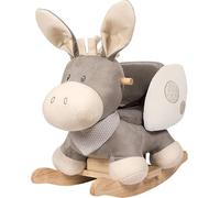 Nattou Bascule Âne Cappuccino, 10-36 Mois, 60 x 39 x 50 cm, Beige
