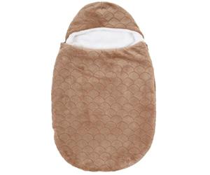 Nattou Chancelière Rembourrée, Pour Porte-Bébé, Siège Enfant et Poussette, 70 x 44 x 5 cm, Polyester, Lapidou, Brun/Blanc