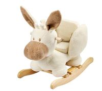 Bascule Âne Teddy Ecru