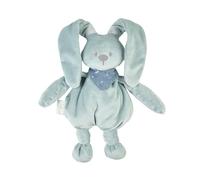 Nattou Peluche Lapin, Compagnon de Route dès la Naissance, env. 36 cm, Brille dans Le Noir, Polyester/Jersey de Coton, Lapidou, Turquoise