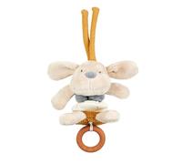 Nattou Doudou, Chien Charlie, avec Fonction Vibration, Compagnon de Route dès la Naissance, Env. 22 cm, Végétalien, Coton/Polyester, Beige