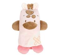 Nattou Doudou d'Activité Girafe, Buddiezzz, 22 x 18 x 9 cm, Rose