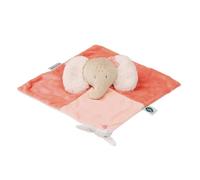 Nattou Doudou en Ployester, Éléphant, Compagnon de Route dès la Naissance, env. 40 cm, Flo, Oli & Ernest, Oli Pink