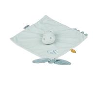 Nattou Doudou en Polyester, Roméo Le Crocodile, Compagnon de Route dès la Naissance, env. 27 x 27 cm, Roméo, Jules et Sally, Bleu Clair