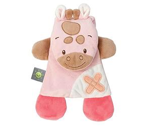 Nattou Doudou Gelpack Apaisant Girafe, Buddiezzz, 19 × 2.5 × 25 cm, Rose