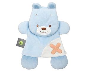 Nattou Doudou Gelpack Apaisant Ourson, Buddiezzz, 19 × 2.5 × 25 cm, Bleu
