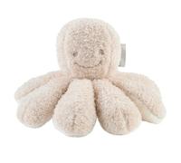 Nattou Doudou hochet Pieuvre en polyester, env. 20 cm, Teddy Beige