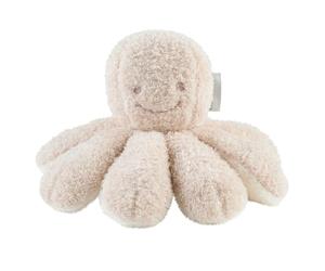 Nattou Doudou Hochet en Polyester, Pieuvre, Env. 20 cm, Teddy, Beige