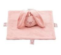 NATTOU Doudou Lapidou - En tissu recycle GRS - Rose Neutre G