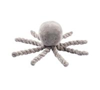NATTOU Doudou Pieuvre Lapidou - 23 cm - 100% polyester - Gris