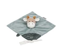 Nattou Doudou Plat en Coton et Polyester (Mousseline), Girafe Luna, Compagnon Dès La Naissance, Environ 27 x 27 cm, Luna et Axel, Vert/Beige