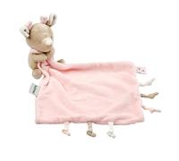 Nattou Doudou Vache de cerf avec possibilités de préhension, en Polyester, 27 x 27 cm, pour fanfan, Rose