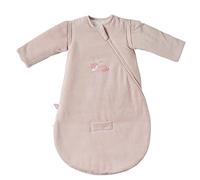 Nattou Gigoteuse d'automne et d'hiver en Coton (Popeline/Jacquard) pour Bébé, Manches Amovibles, TOG 2.5, Environ 70 cm, 0-6 Mois, Alice et Pomme, Rose poudré