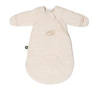 Nattou Gigoteuse pour bébé avec Manches pour l'automne et l'hiver, en Coton et Polyester, Ane Leo, TOG 2,5, Env. 60 cm, 0-3 Mois, Felix et Leo, Beige