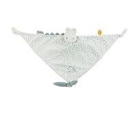 Nattou Grand Doudou en Polyester, Roméo Le Crocodile, Compagnon de Route dès la Naissance, env. 65 x 40 cm, Roméo, Jules et Sally, Bleu Clair