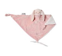 Nattou Grand Doudou Plat en Polyester, Pomme Le Lapin, Compagnon de Route dès la Naissance, Env. 65 x 40 cm, Alice et Pomme, Rose poudré