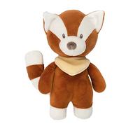 Nattou Hochet en Peluche, Boris Le Panda Rouge, env. 20 cm, Végétalien, Boris & Jungo, Orange
