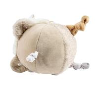 Nattou Lapidou Ballon d’activités - Peluche - pour Nouveau-nés - Balles Sensorielles Bebe - Diamètre 15 cm - Beige