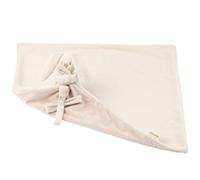 Nattou Lapidou Doudou Couverture 50 x 50cm - Couverture Bebe - Couverture Doudou Lapin - Cadeau Naissance Fille et garçon- Couleur Sable