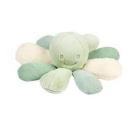 Nattou Lapidou Pieuvre en Peluche avec hochet - Doudou Poulpe pour Nouveau-nés - Polyester - 26 cm - Vert Tendre