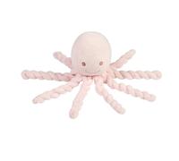 Nattou Lapidou Pieuvre Peluche - Doudou Poulpe pour Nouveau-nés - Polyester - 22 cm - Rose