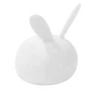 Nattou Veilleuse de nuit Lapin LED en silicone – Activation vocale, 7 lumières, sans BPA, Blanc