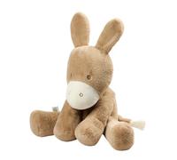 Nattou Loulou Peluche 60 cm, Peluche Âne, Cadeau pour Bébé, Cadeau de Naissance, Caramel Clair