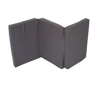 Nattou Matelas épais pour lit parapluie, Pliable, Épaisseur 5 cm, Avec housse de transport, 120 x 60 x 5 cm, Gris