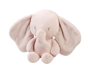 Nattou Maxi Doudou éléphant en Peluche à Poils Longs, Compagnon dès la Naissance, env. 60 cm, Polyester, fanfan, Rose