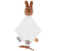 Nattou Mini Doudou en Coton (Mousseline) et Polyester, Lapin Bonnie, Compagnon Dès La Naissance, Environ 25 cm, Susie et Bonnie, Blanc