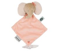 Nattou Mini-Doudou en Polyester, Éléphant, pour Nouveau-nés et prématurés, Env. 19 cm, Flo, Oli & Ernest, Oli Pink