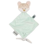 Nattou Mini-Doudou en Polyester, Renard, pour Nouveau-nés et prématurés, Env. 19 cm, Flo, Oli & Ernest, Flo Vert Menthe