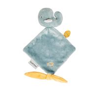 Nattou Mini-Doudou en Polyester, Sally la Baleine, Compagnon de Route dès la Naissance, env. 28 cm, Roméo, Jules et Sally, Bleu foncé