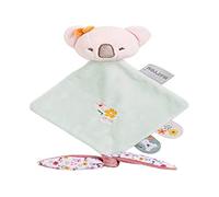 Nattou Mini Doudou Plat Koala Iris, Iris et Lali, 30 x 20 x 5 cm, Rose/Vert 631099