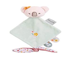 Nattou Mini Doudou Plat Koala Iris, Iris et Lali, 30 x 20 x 5 cm, Rose/Vert 631099