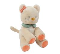 Mini peluche chat Mila, Zoé et Lana BEIGE Nattou