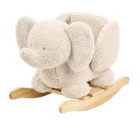Nattou - Olifant Teddy ecru - Cheval à bascule en peluche de 10 mois et plus