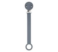 Nattou Pacifier Clip with Universal Holder Silicone, 21 cm, Dark Grey