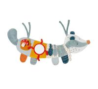 Nattou Peluche Active en Polyester, avec Fonction Vibration, Blaireau Felix, env. 72 cm, Felix et Leo, Multicolore