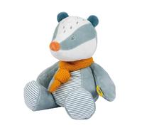 Nattou Cuddly Badger Felix, 32 cm, Dusty Blue