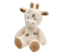 Nattou Peluche Girafe, Compagnon de Route dès la Naissance, env. 30 cm, Polyester, Teddy, Blanc
