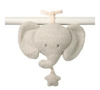 Nattou Peluche Musicale en Polyester, avec Musique, Éléphant, à Suspendre, env. 16 cm, Teddy, Gris