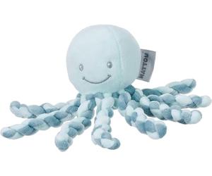 Nattou Peluche Poulpe, Dès la Naissance et Pour Bébés Prématurés, 23 cm, Vert menthe