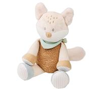 Nattou Peluche Renard, Compagnon de Route dès la Naissance, env. 29 cm, Polyester, Flo, Oli & Ernest, Flo Vert Menthe