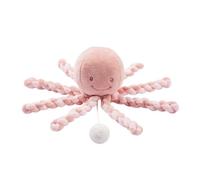 NATTOU Pieuvre musical Lapidou - 23 cm - 100% polyester - Rose clair