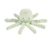 Nattou Lapidou Doudou Pieuvre Peluche - Doudou Poulpe pour Nouveau-nés - Polyester - 22 cm - Vert Tendre