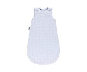 Nattou PURE Gigoteuse 4-saisons 100% coton avec Fermeture Éclair et Boutons-Pression, 70 cm, Bleu clair, 998161
